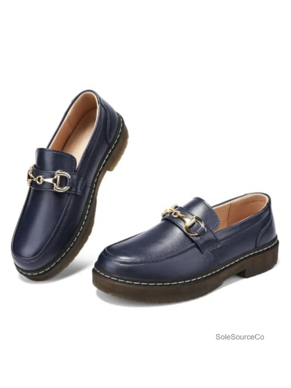 Women's Penny Loafers Memory Foam Arch Support Slip-On Casual Flats